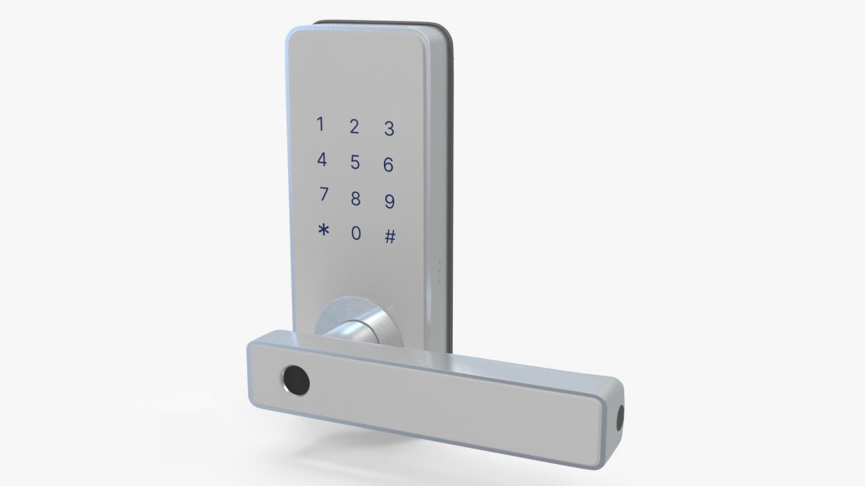 Fingerprint Smart Door Lock 3D