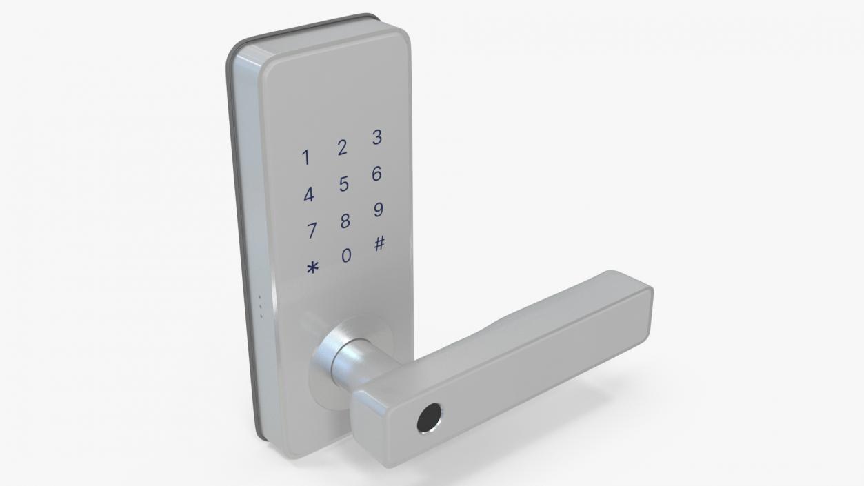 Fingerprint Smart Door Lock 3D