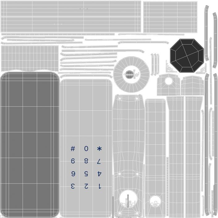 Fingerprint Smart Door Lock 3D