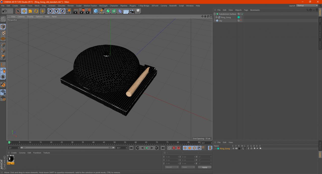 Ring Gong 3D model