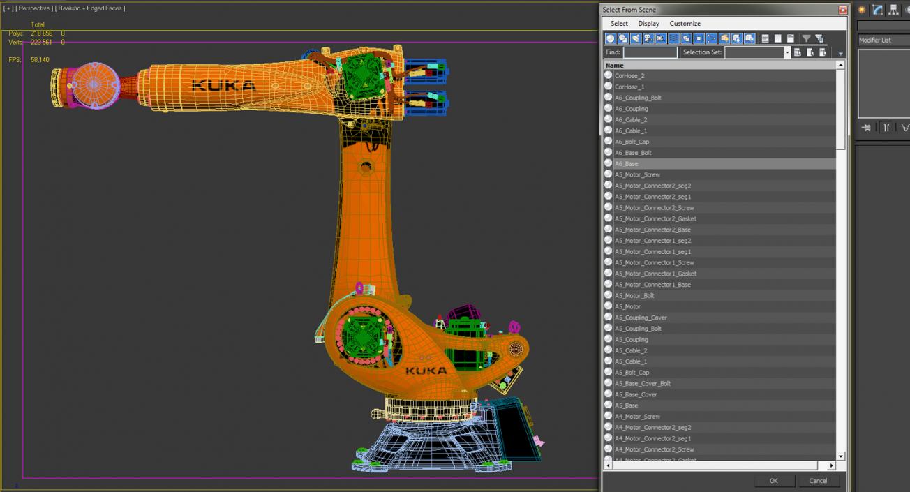 3D Kuka KR 210 R3100 Ultra model