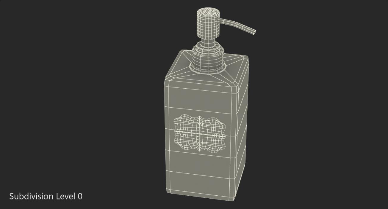 Dispenser Shampoo Rectangle 3D