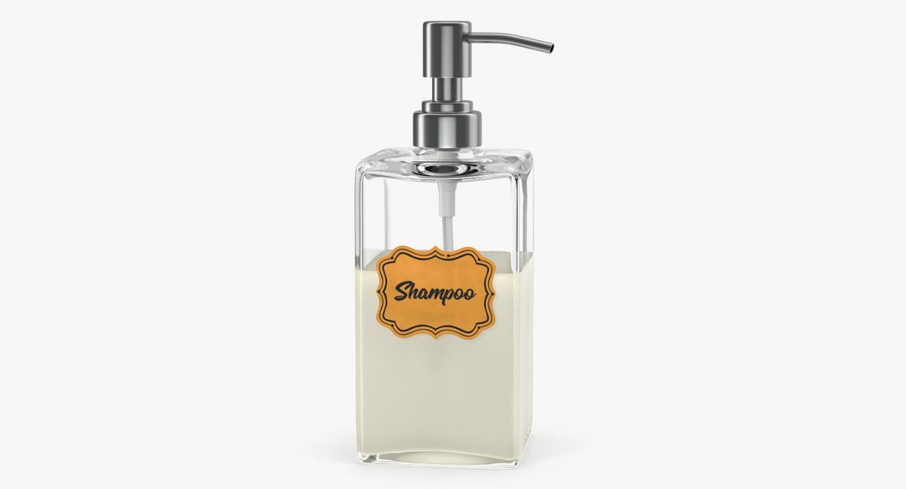 Dispenser Shampoo Rectangle 3D