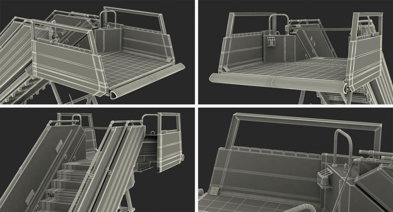 3D model Passenger Steps