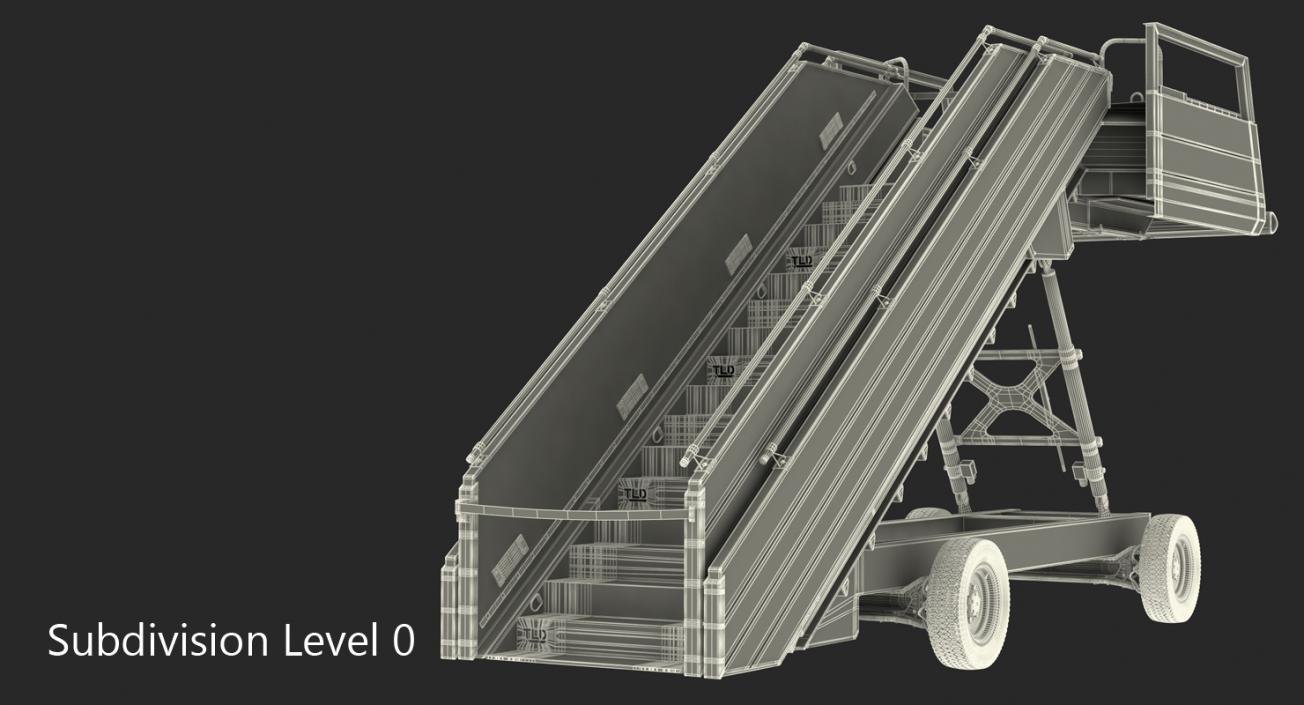 3D model Passenger Steps