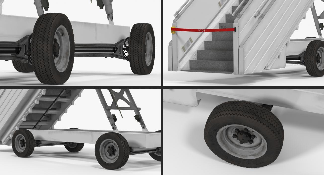 3D model Passenger Steps