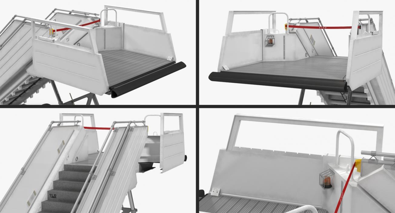 3D model Passenger Steps