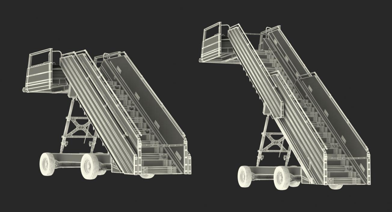 3D model Passenger Steps