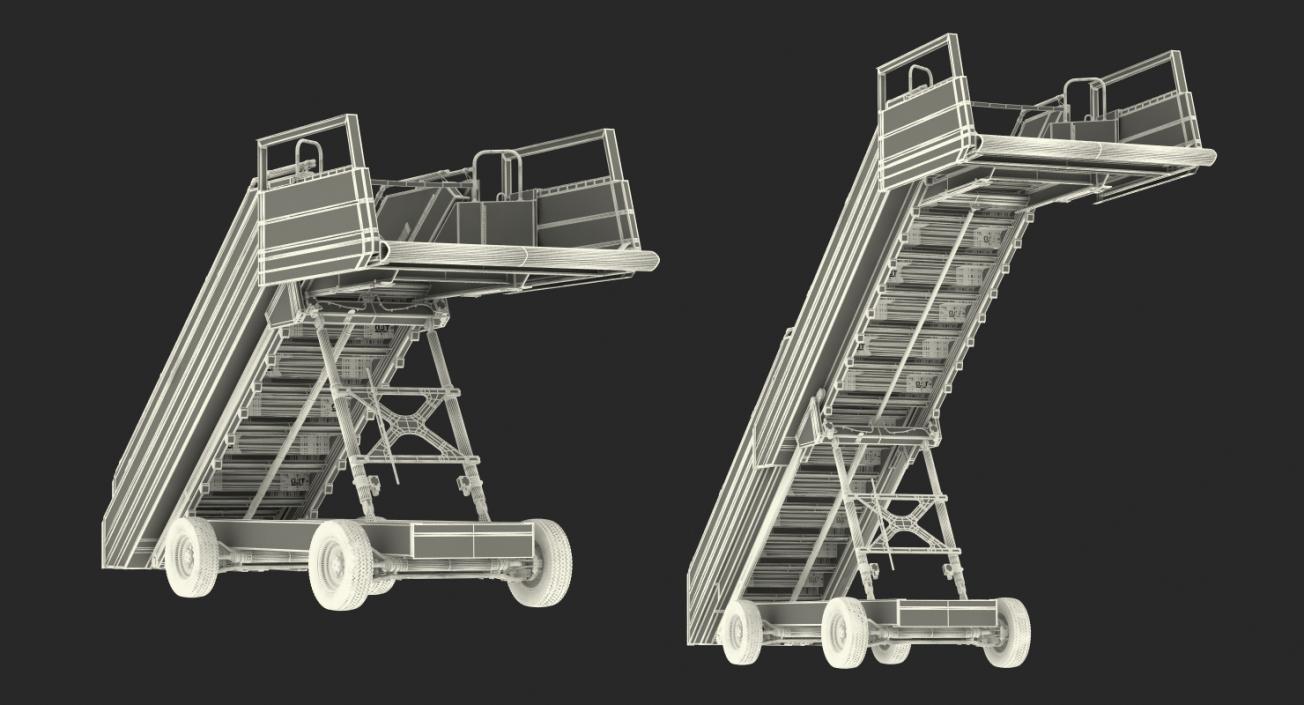 3D model Passenger Steps