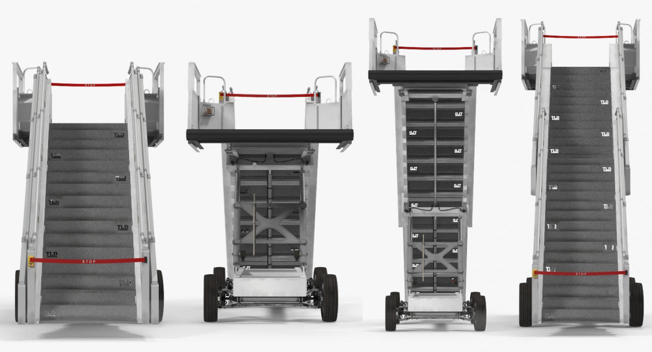 3D model Passenger Steps