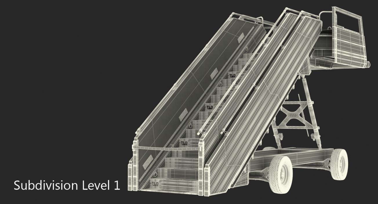 3D model Passenger Steps