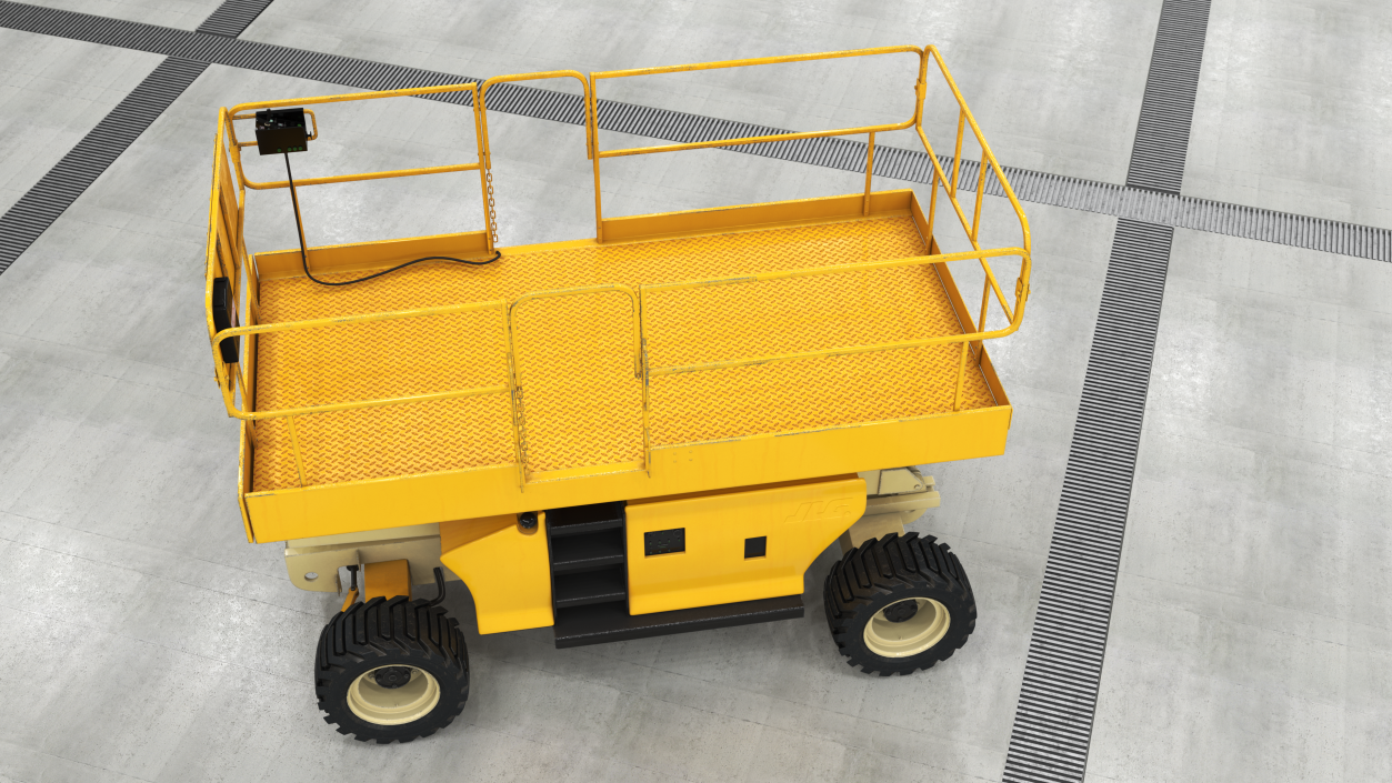 Industrial Heavy Duty Scissor Lift 3D model