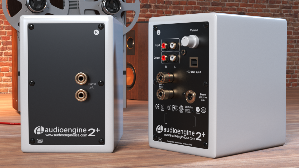 3D Multimedia Speakers Audioengine A2 2