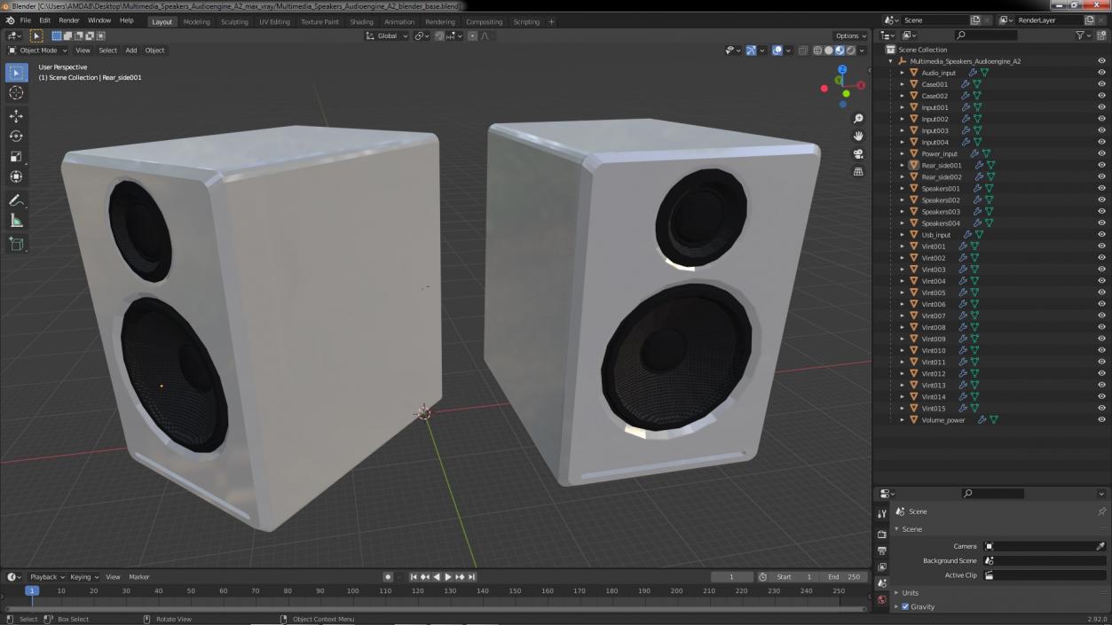 3D Multimedia Speakers Audioengine A2 2