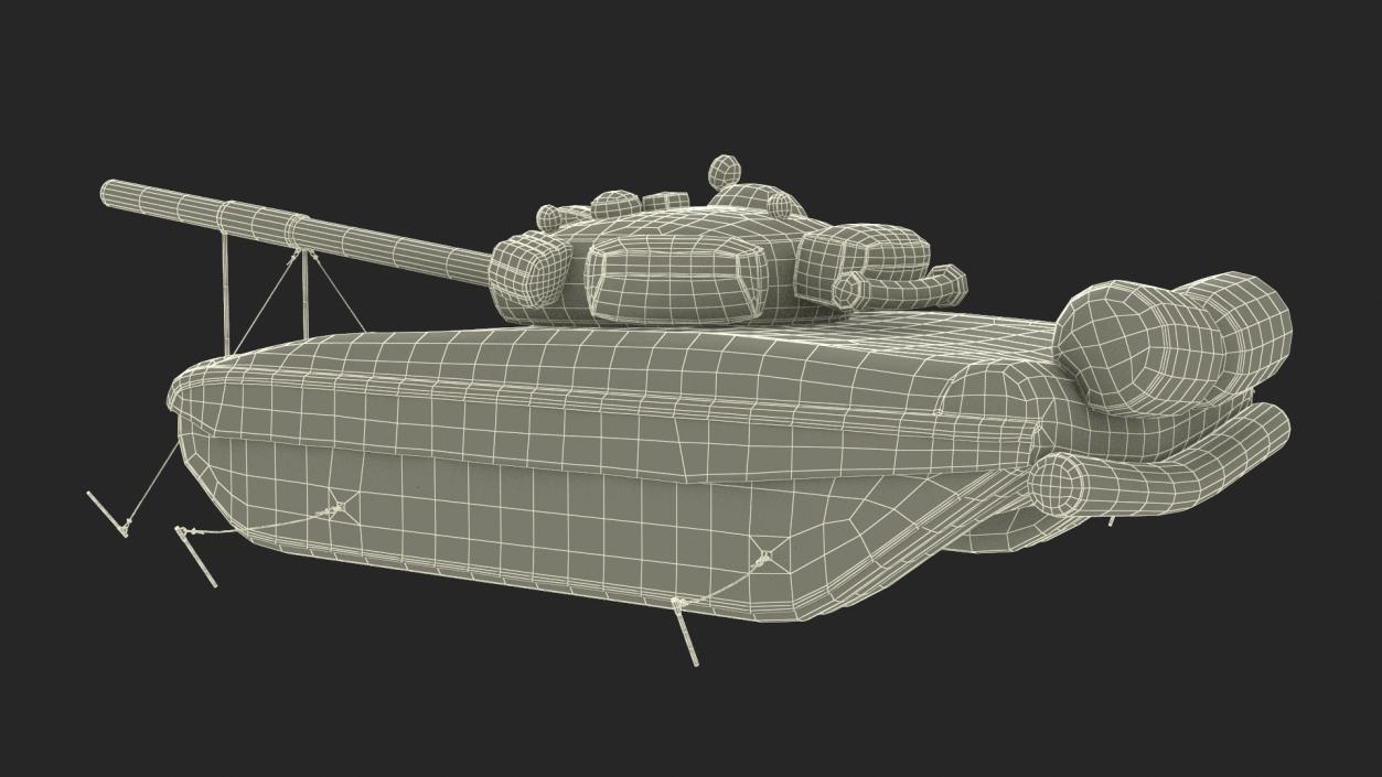 3D model Military Dummy Inflatable Tank