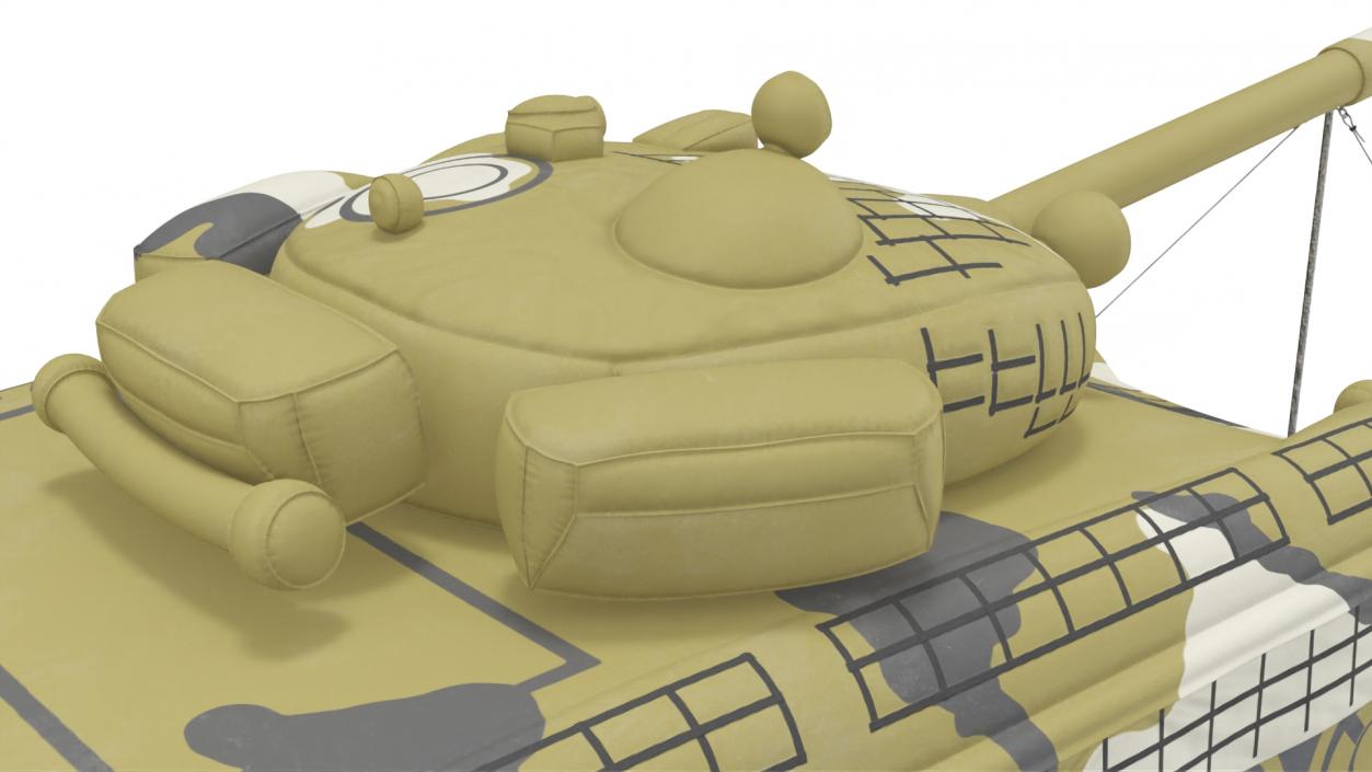 3D model Military Dummy Inflatable Tank