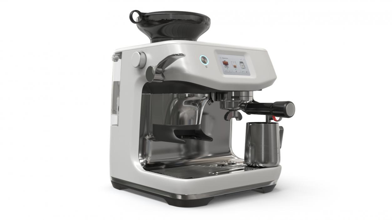 3D model Modern Espresso Machine Filled