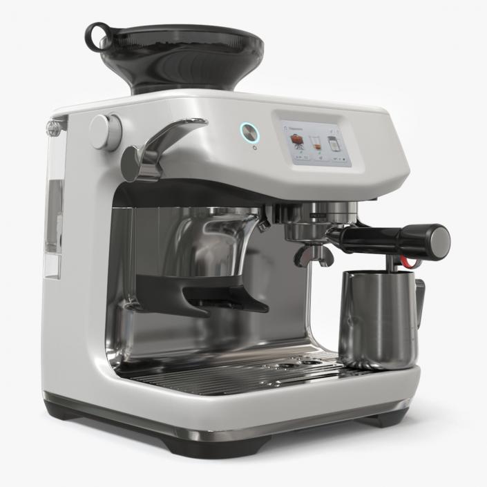 3D model Modern Espresso Machine Filled