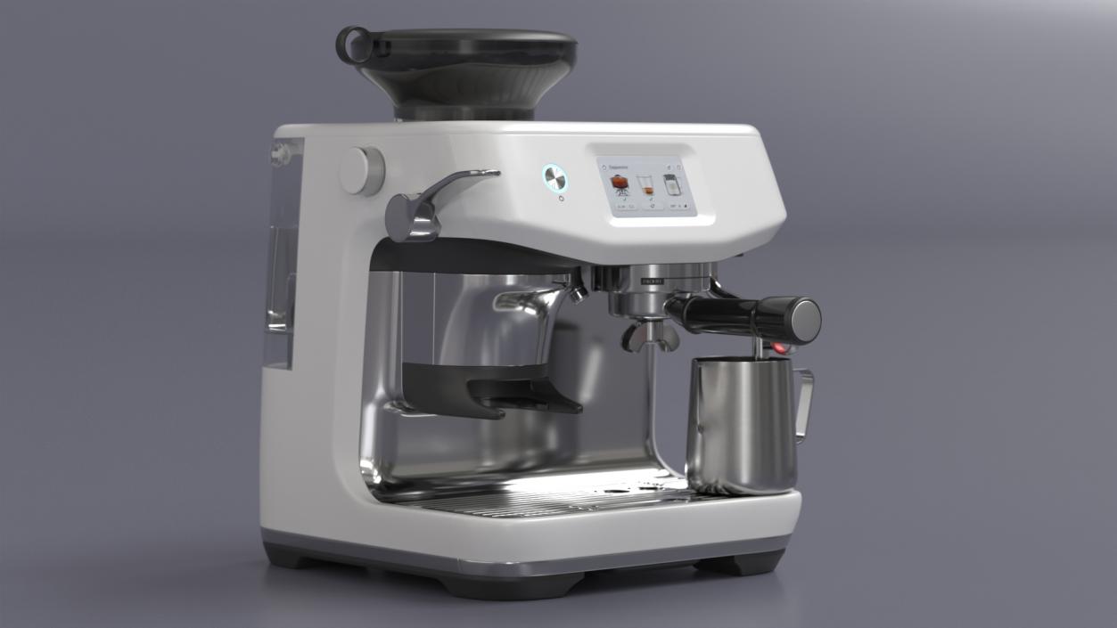 3D model Modern Espresso Machine Filled