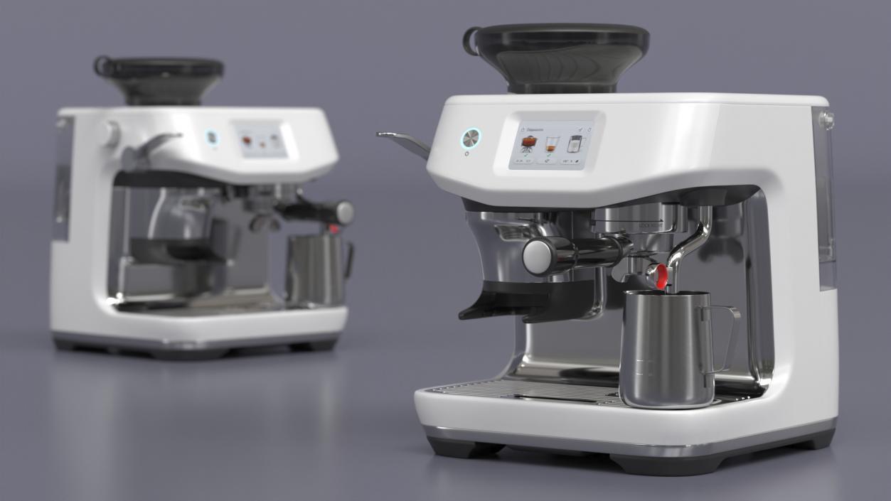 3D model Modern Espresso Machine Filled