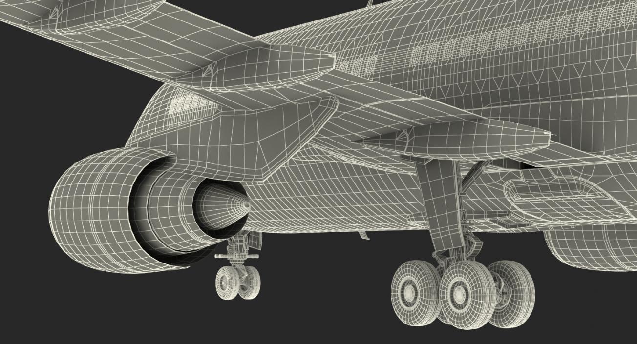 3D model Airbus A310-300 Pan American Rigged