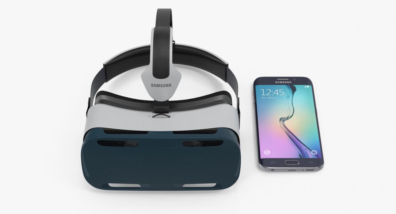 3D Samsung Gear VR and S6 Edge Collection model