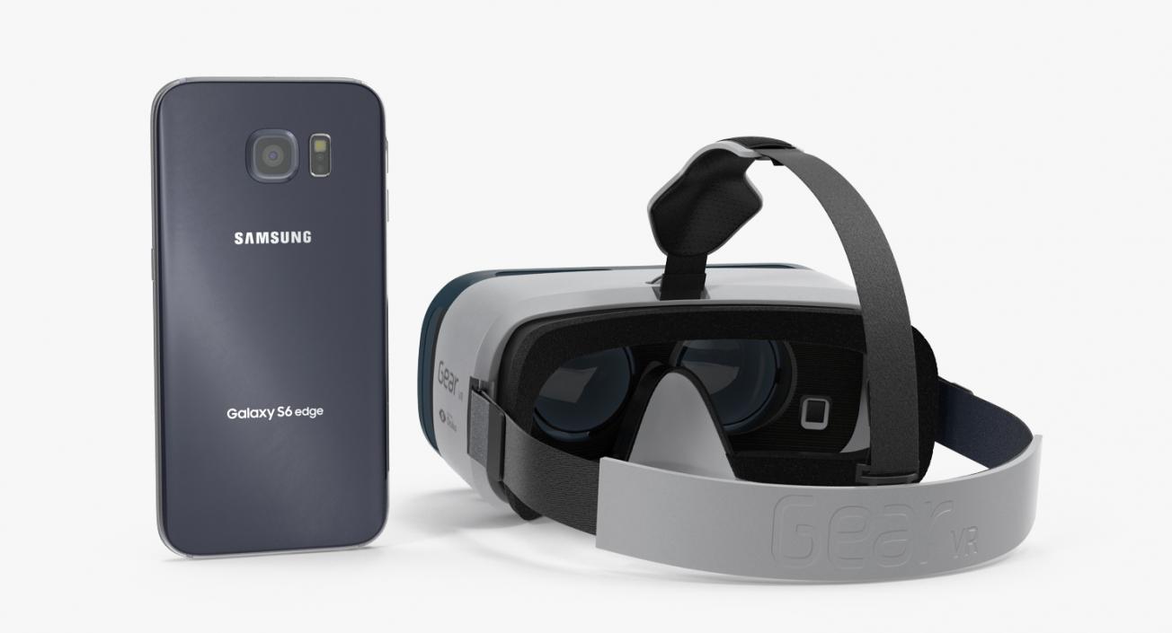 3D Samsung Gear VR and S6 Edge Collection model