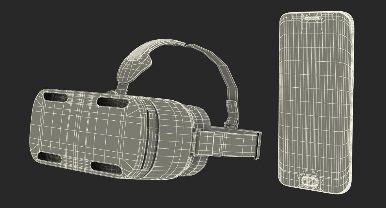 3D Samsung Gear VR and S6 Edge Collection model