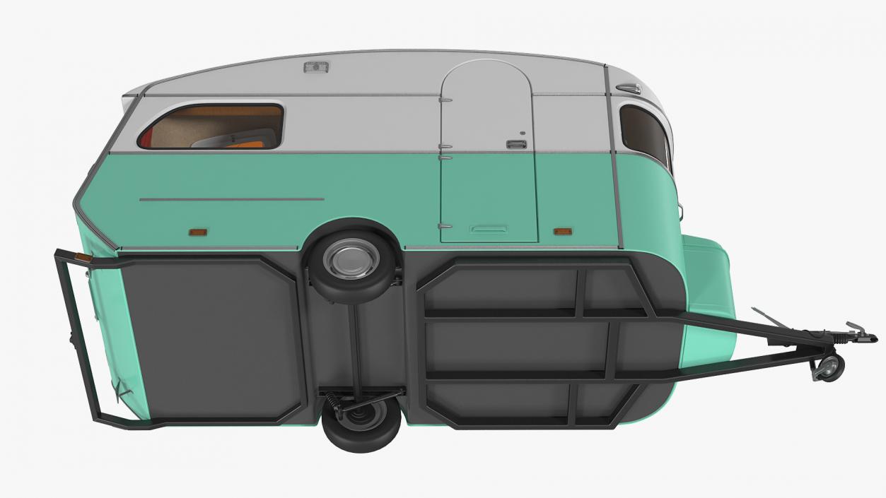 3D Rigged Caravans Collection 2 model