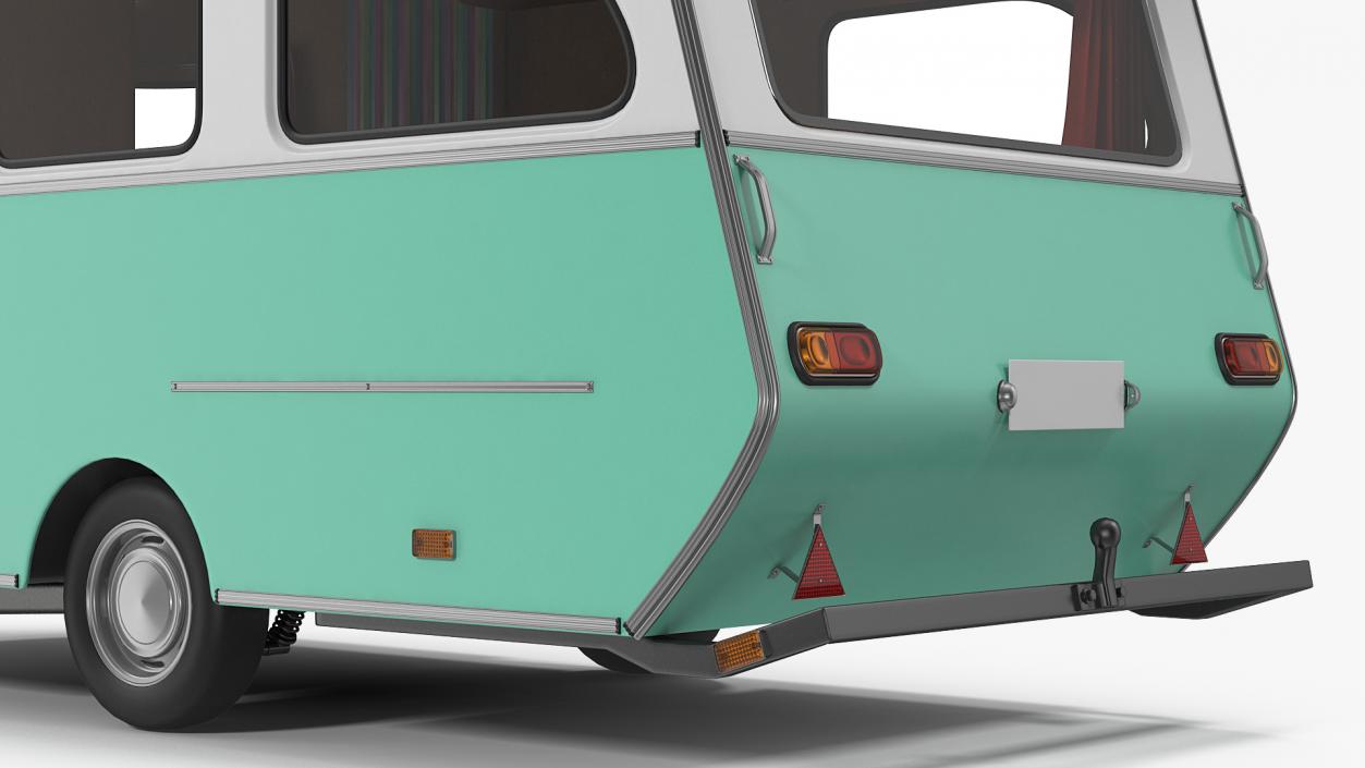 3D Rigged Caravans Collection 2 model