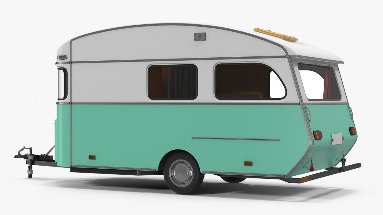 3D Rigged Caravans Collection 2 model