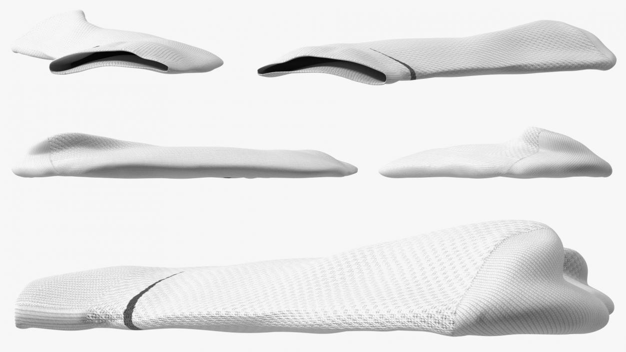 3D model Socks Nike Grey Idle