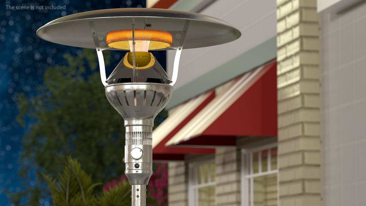 evenGLO Portable Propane Gas Patio Heater On 3D model