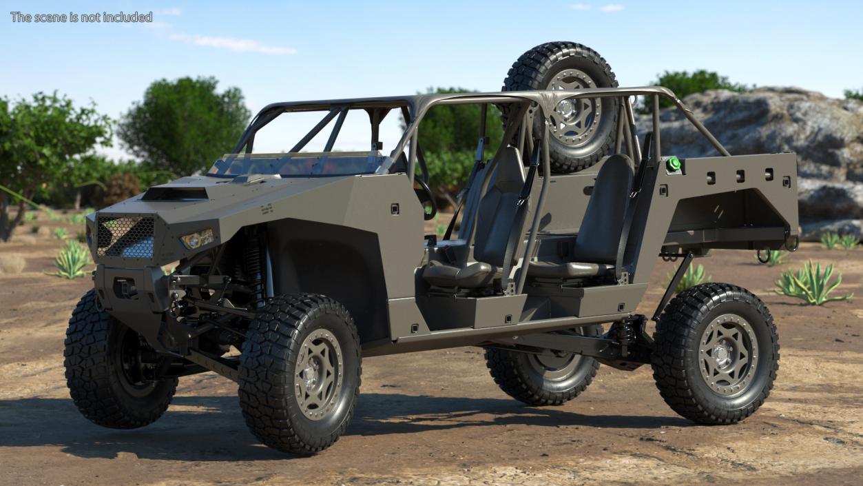 Ultra Light Combat Vehicle Rigged for Modo 3D