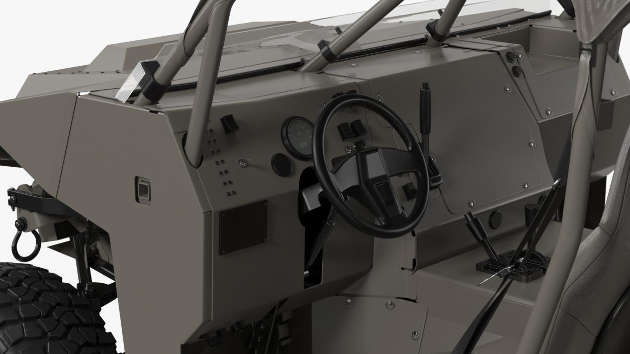 3D Ultra Light Combat Vehicle Rigged model