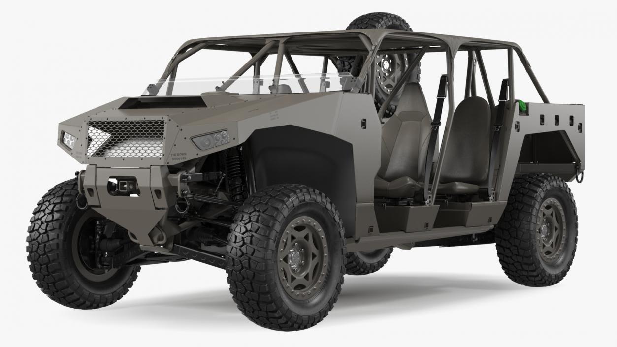 3D Ultra Light Combat Vehicle Rigged model