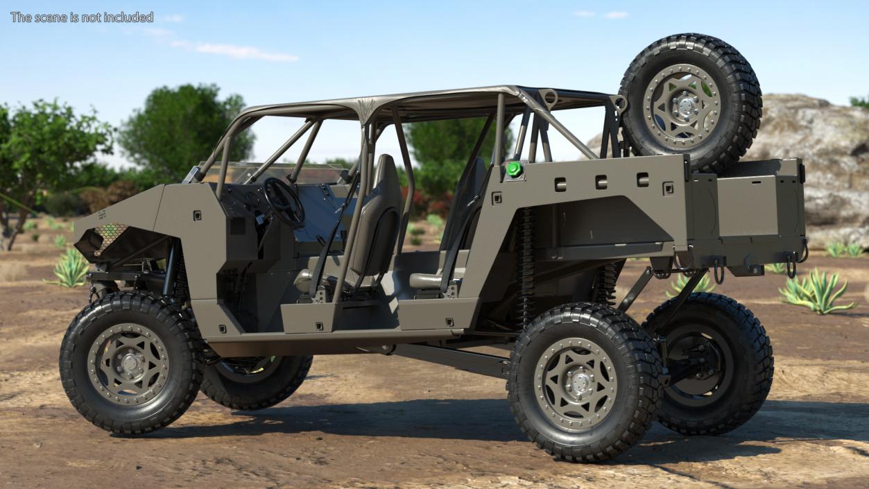 Ultra Light Combat Vehicle Rigged for Modo 3D