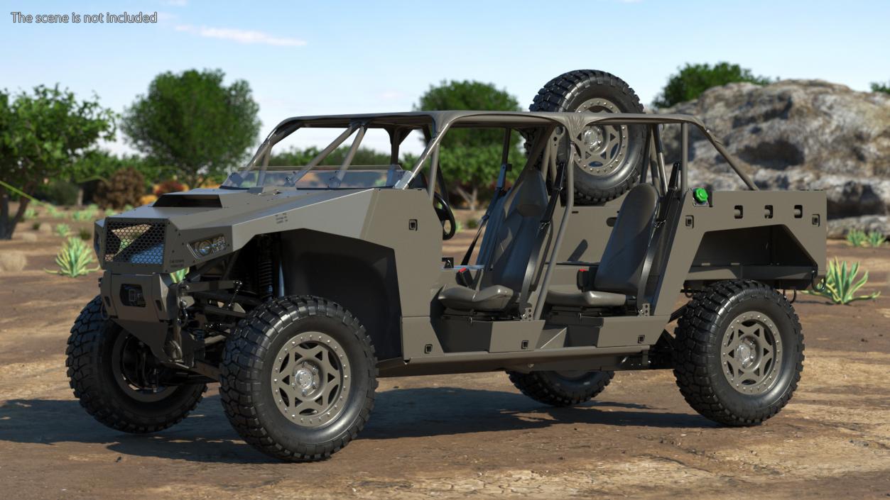 Ultra Light Combat Vehicle Rigged for Modo 3D