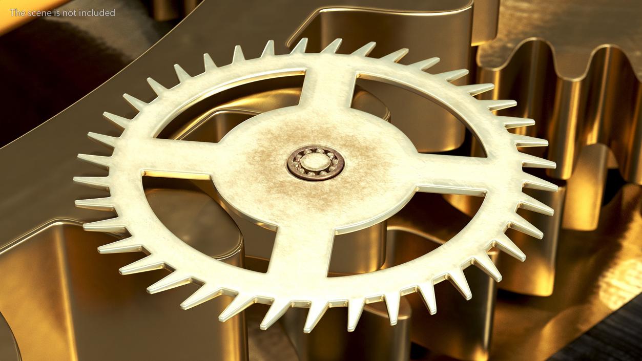 3D model Clock Cogs