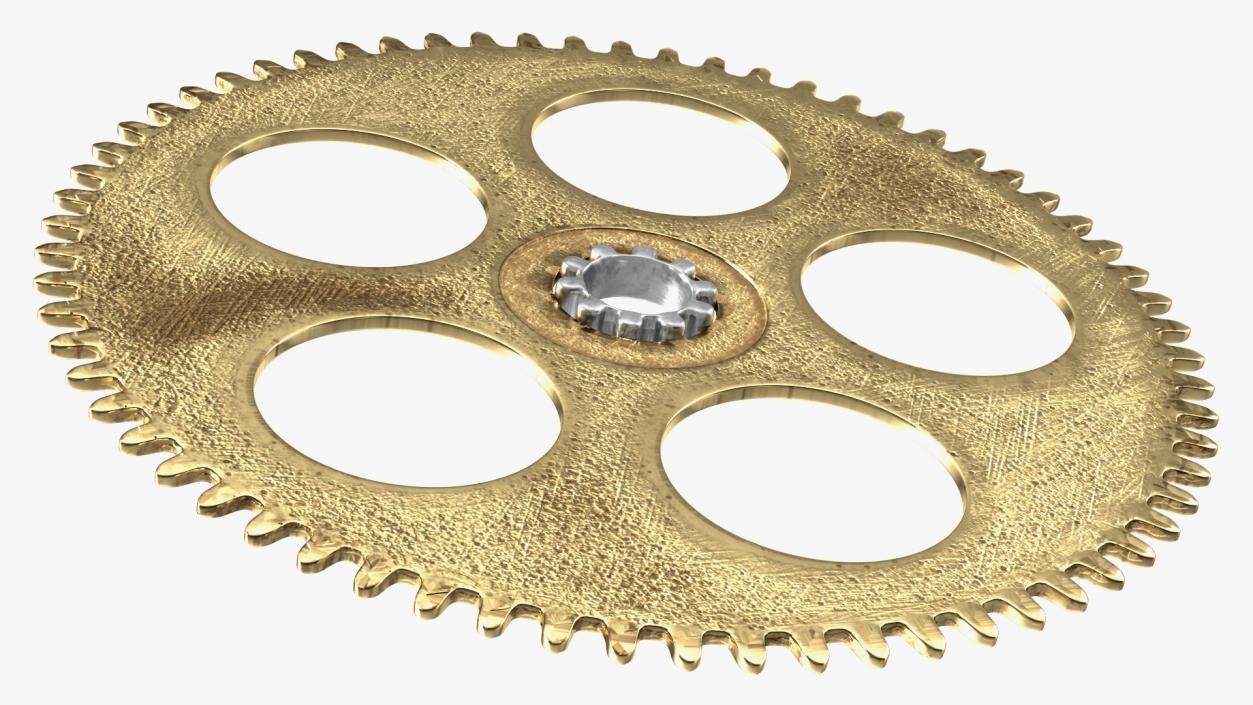 3D model Clock Cogs