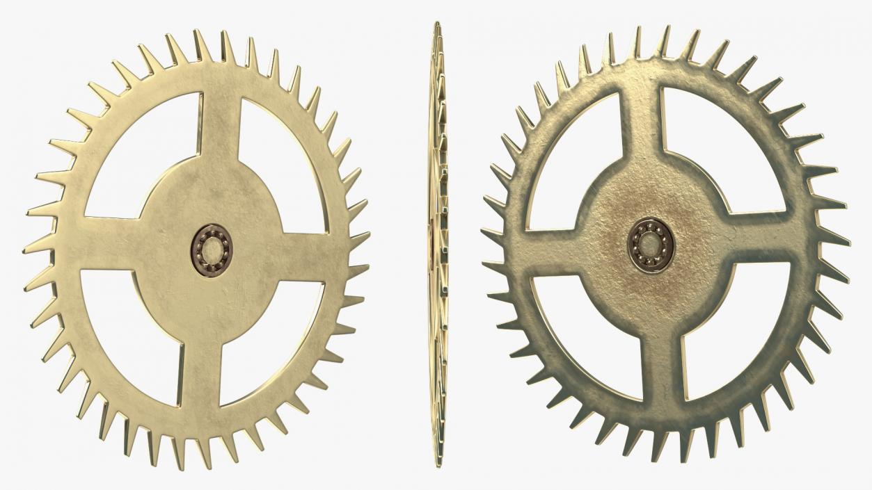 3D model Clock Cogs