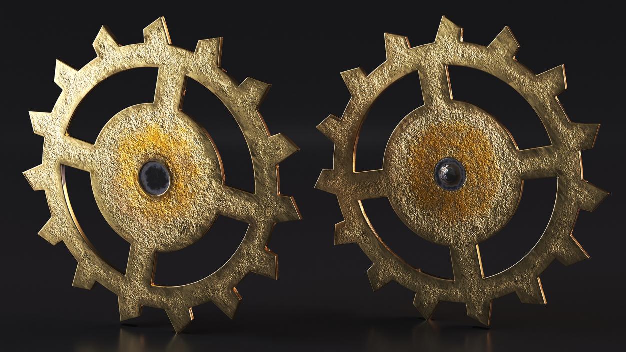 3D model Clock Cogs