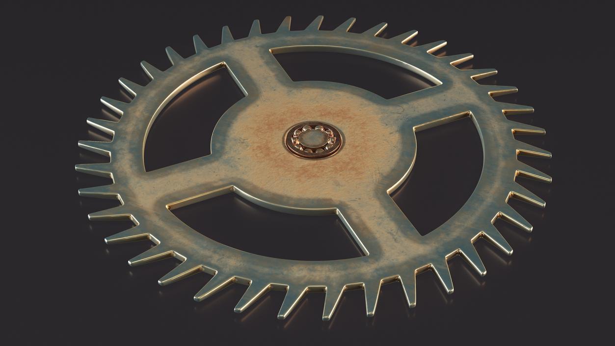 3D model Clock Cogs