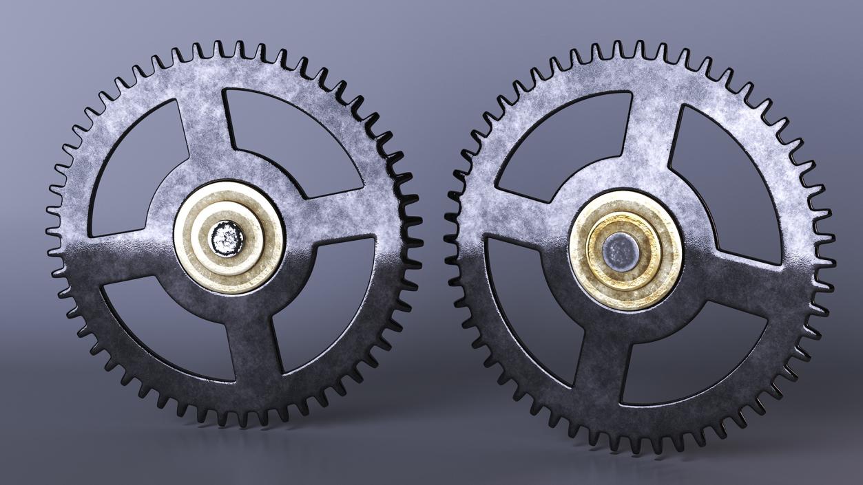 3D model Clock Cogs