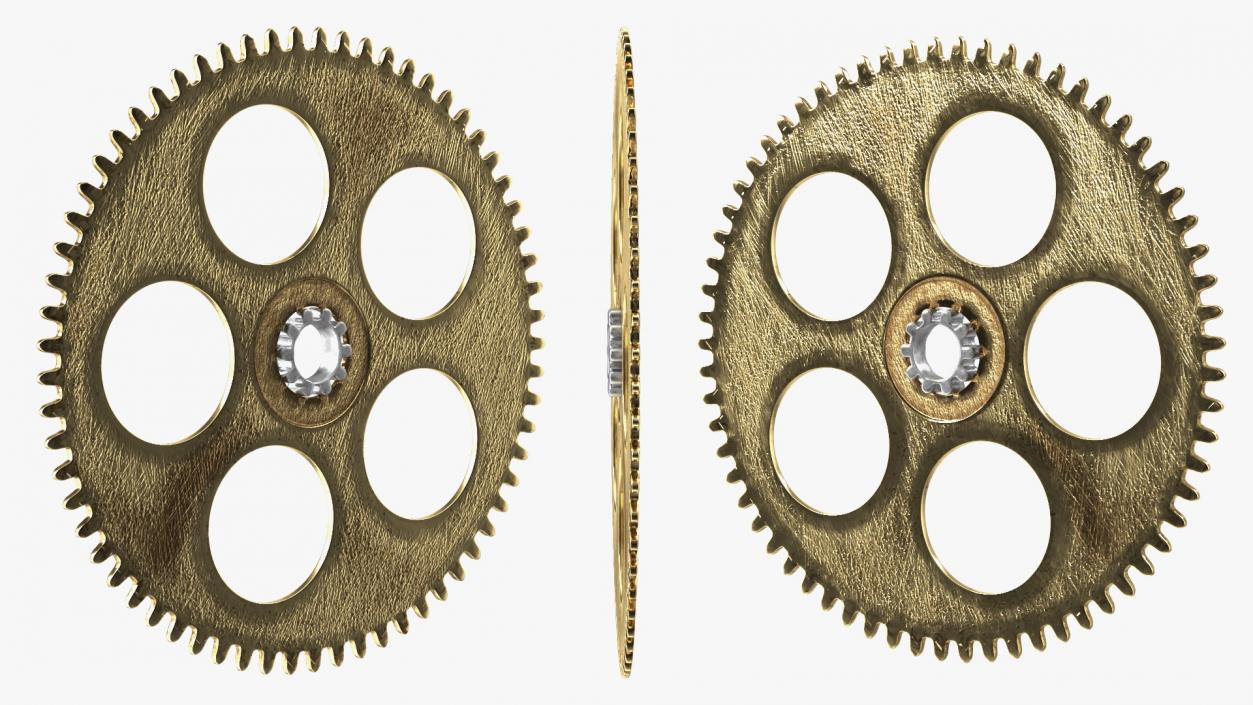 3D model Clock Cogs