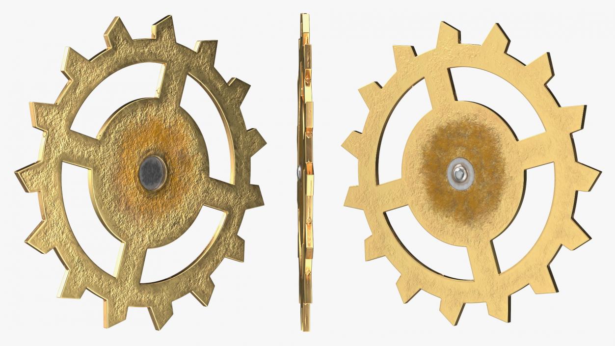 3D model Clock Cogs