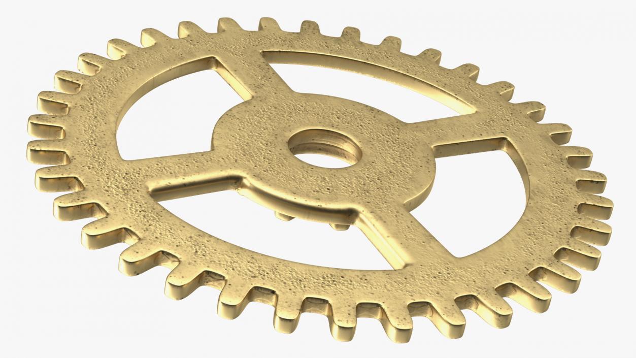 3D model Clock Cogs