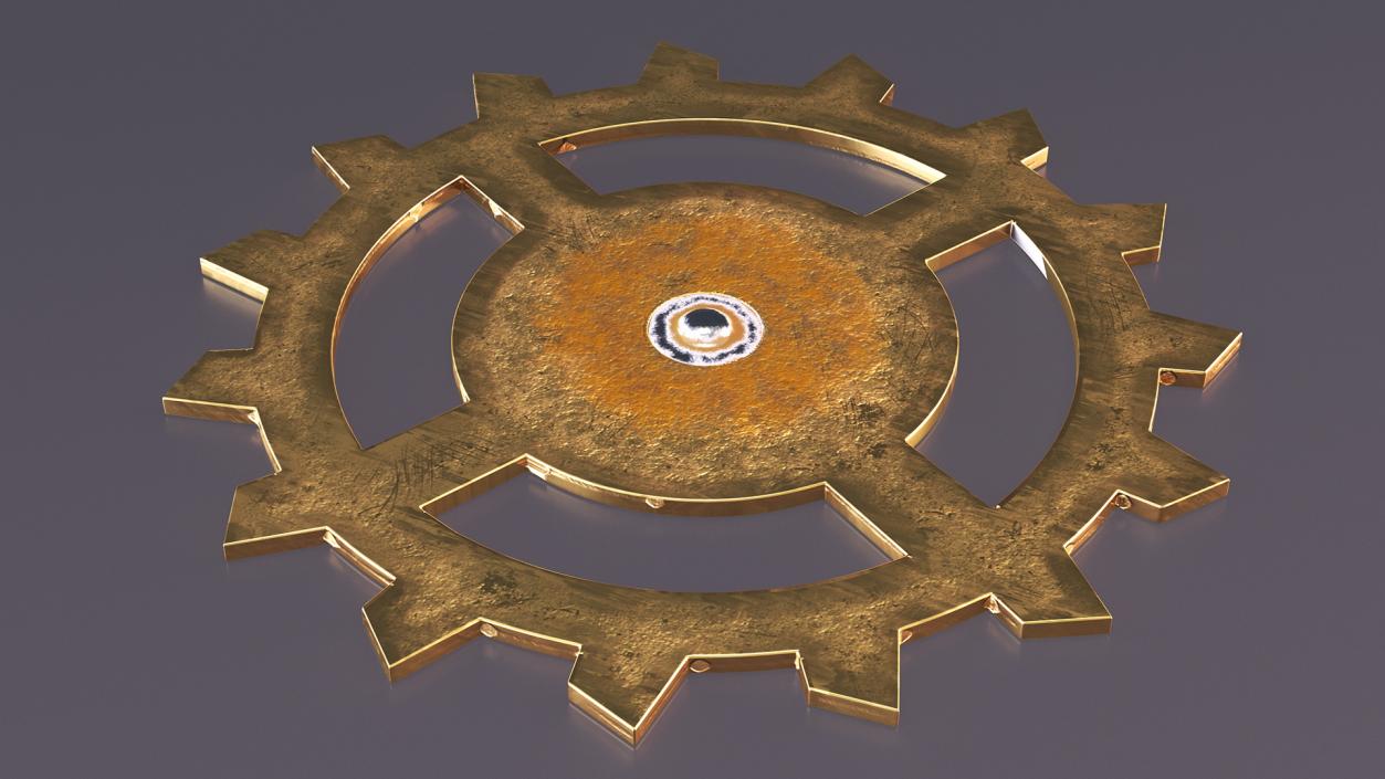 3D model Clock Cogs