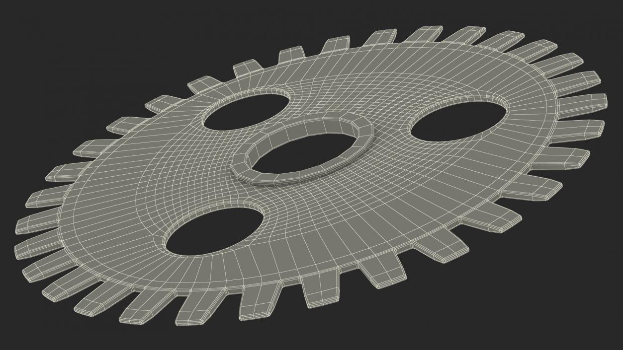 3D model Clock Cogs