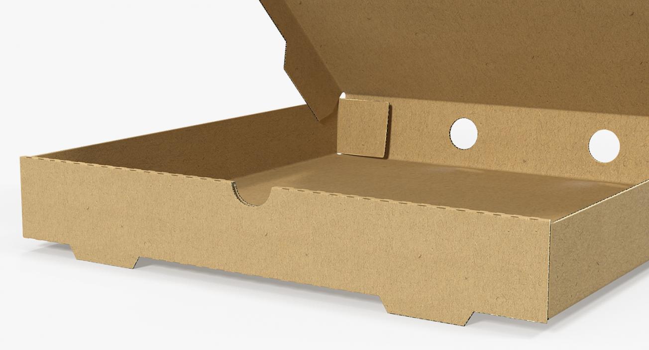 Open Pizza Box 3D model